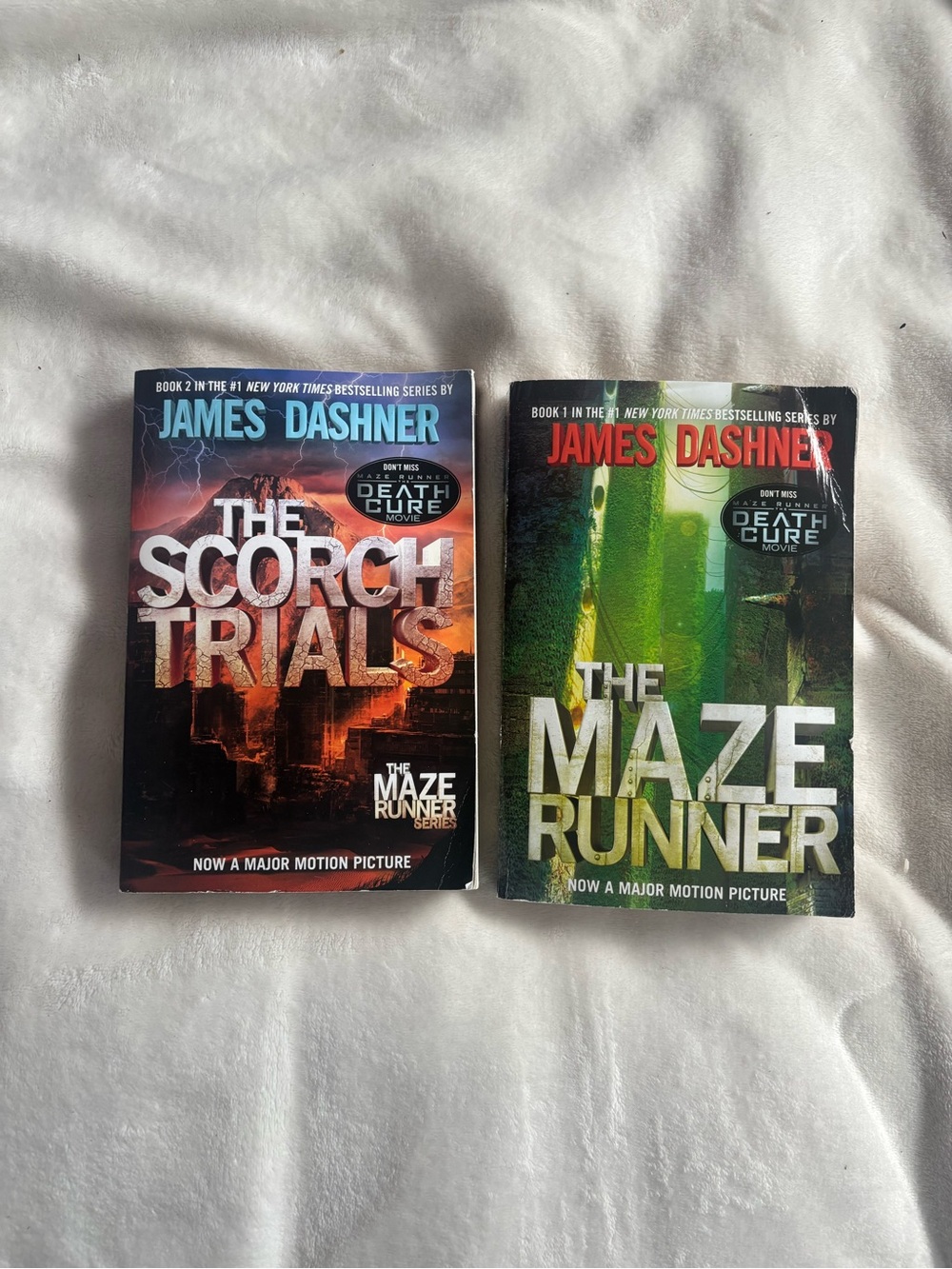 The Maze Runner & The Scorch Trials Paperback Set.